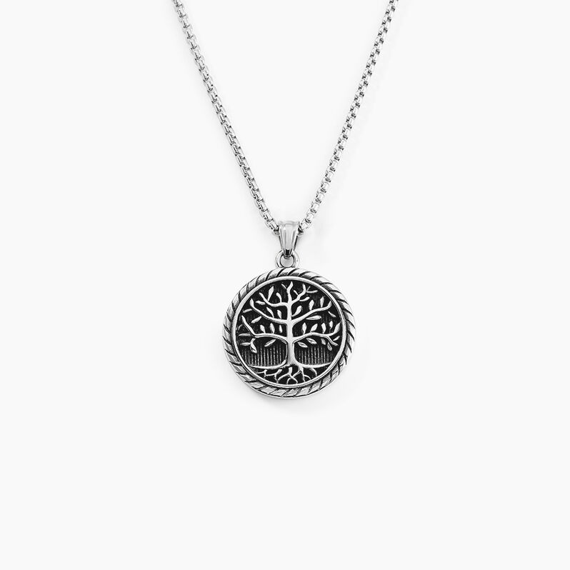Collier Acier Vieillit Ron - Spannringe Herren | OROVIVO