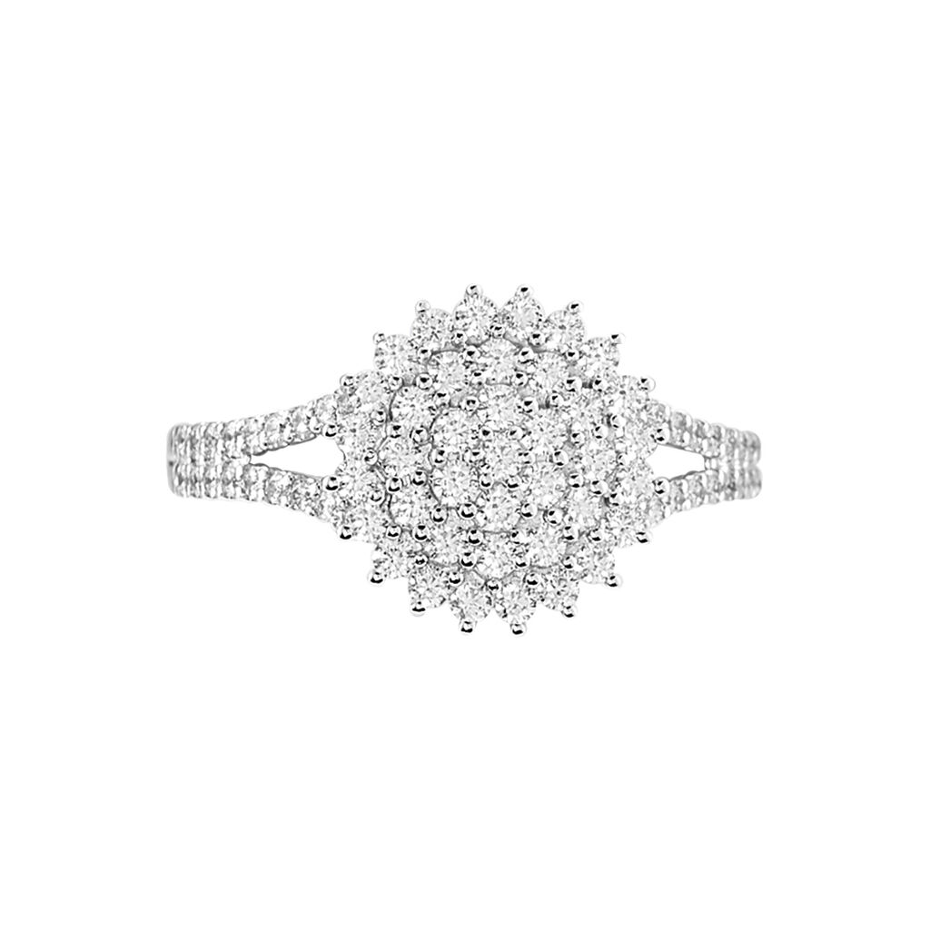 Bague Mirel Or Weiss Oxydes - Spannringe Damen | OROVIVO