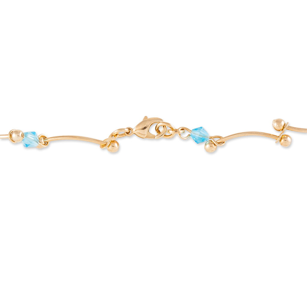 Damenarmband Vergoldet Blauer Synthetischer Stein  - Armbänder Damen | OROVIVO