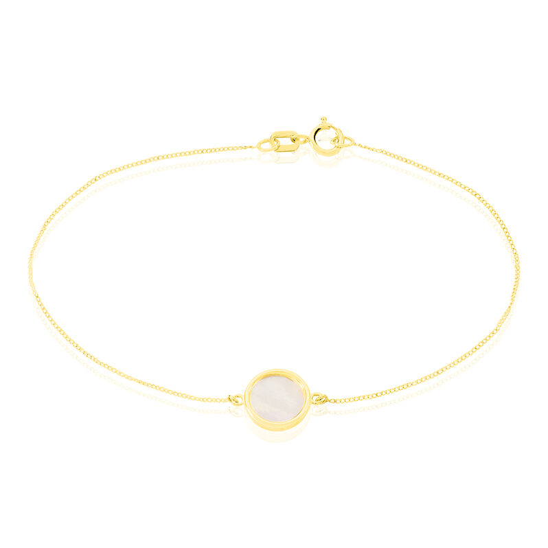 Bracciale Beverly Oro Giallo Madreperla - Spannringe Damen | OROVIVO