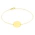 Liv Gravur Damen Armband Gold 375 (9 Karat) Kreis B 0,2 mm