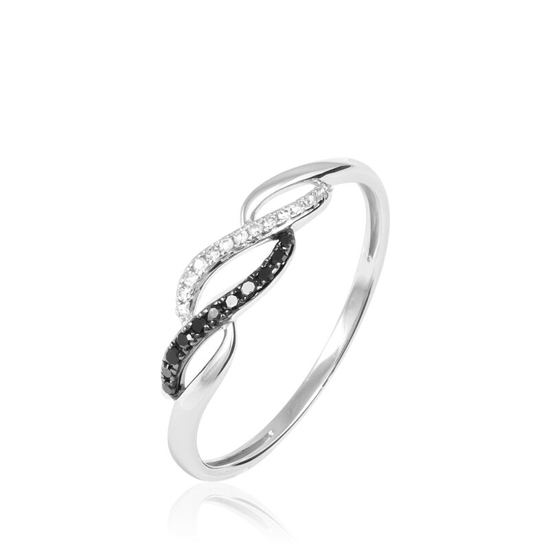 Bague Anita Or Blanc Diamant - Spannringe Damen | OROVIVO