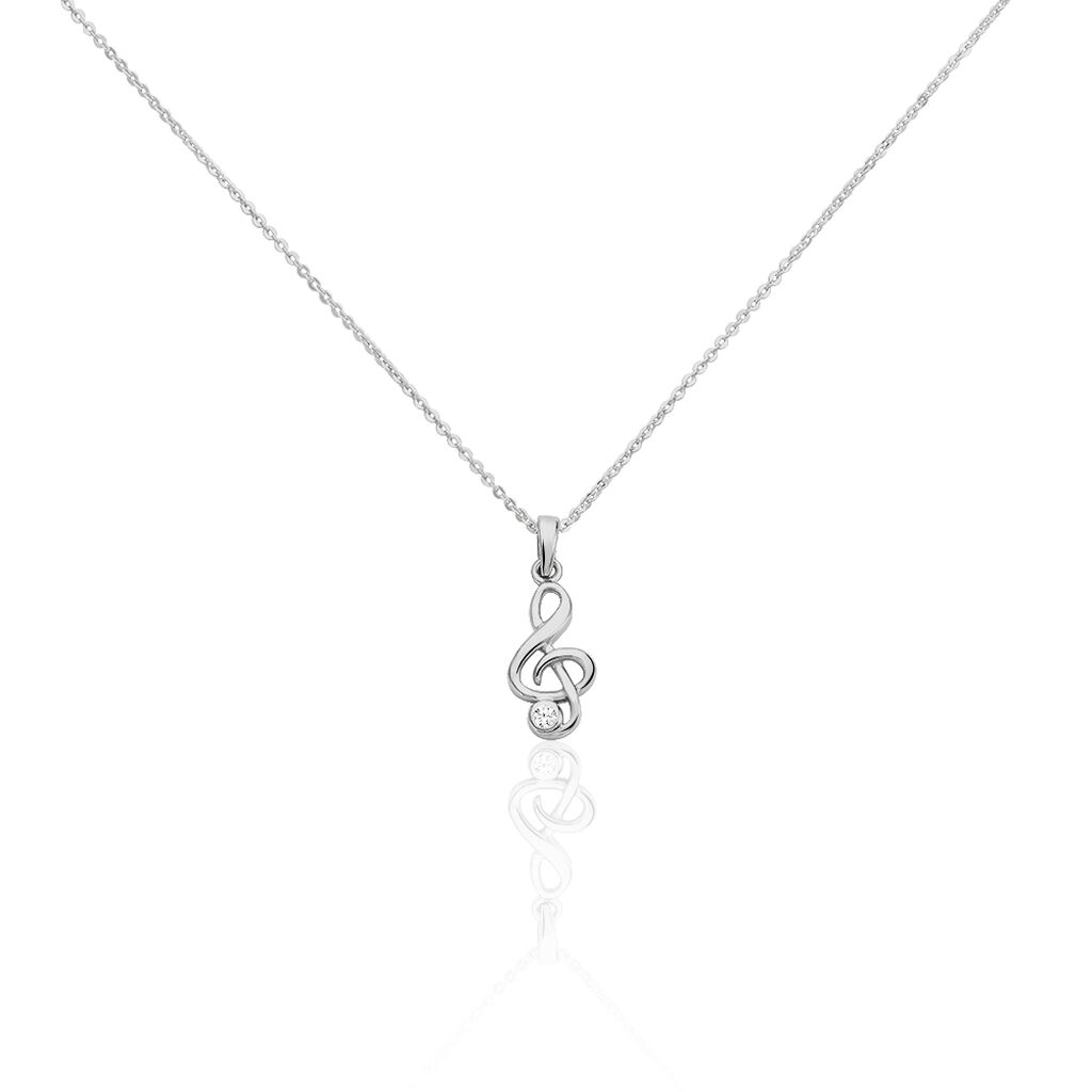 🦚 Kinder Halskette Silber 925 Zirkonia, Collier mit Stein 🦚 Kinder Halskette Silber 925 Zirkonia, Collier mit Stein