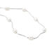 INESSA Damen Kette Silber 925 Zuchtperle Wei&szlig;