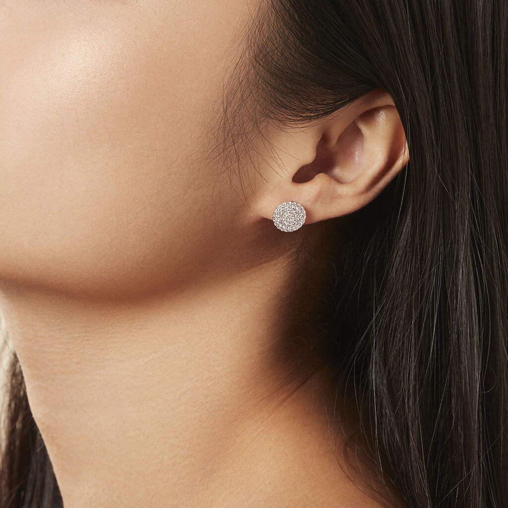 Damen Ohrstecker Silber 925 Zirkonia - Ohrstecker Damen | OROVIVO