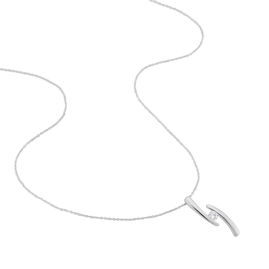 Damen Halskette Silber 925 Zirkonia - Halsketten Damen | OROVIVO
