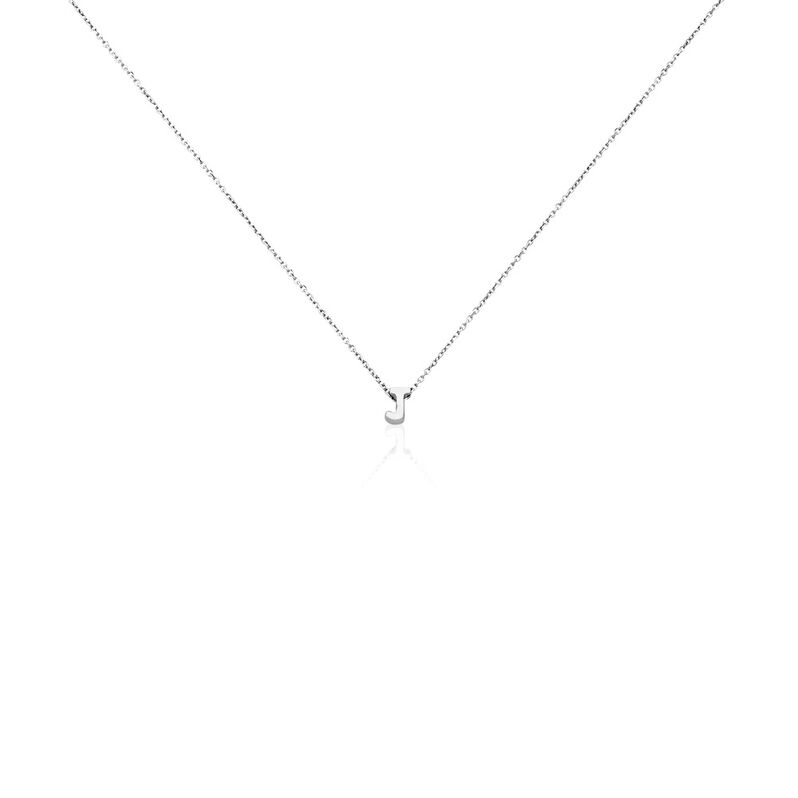 Damen Collier Silber Silber 925 Buchstabe L - Halsketten Damen | OROVIVO