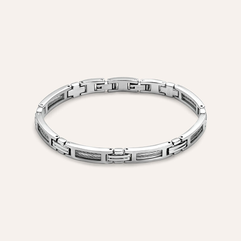 Bracciale Man Code Acciaio - Spannringe Herren | OROVIVO