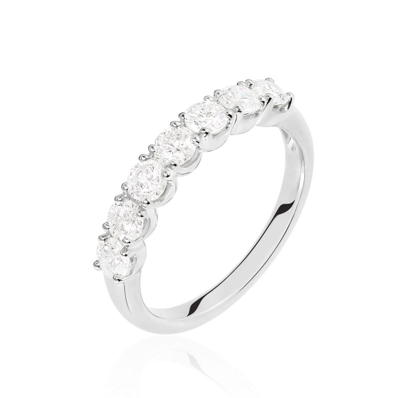 Alliance Hera Or Blanc Diamant - Spannringe Damen | OROVIVO