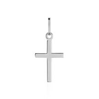 Kreuz Anhänger Weißgold 375 Eleasar