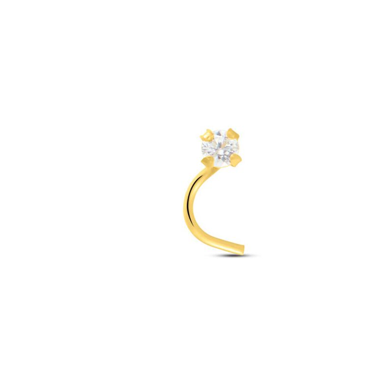 Piercing Naso Bon Ton Oro Giallo Cubic Zirconia - Spannringe Damen | OROVIVO