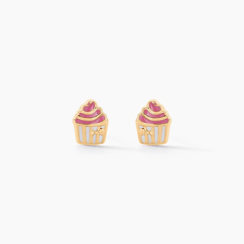 Boucles D'oreilles Puces Gautama Or Jaune - Spannringe Kinder | OROVIVO