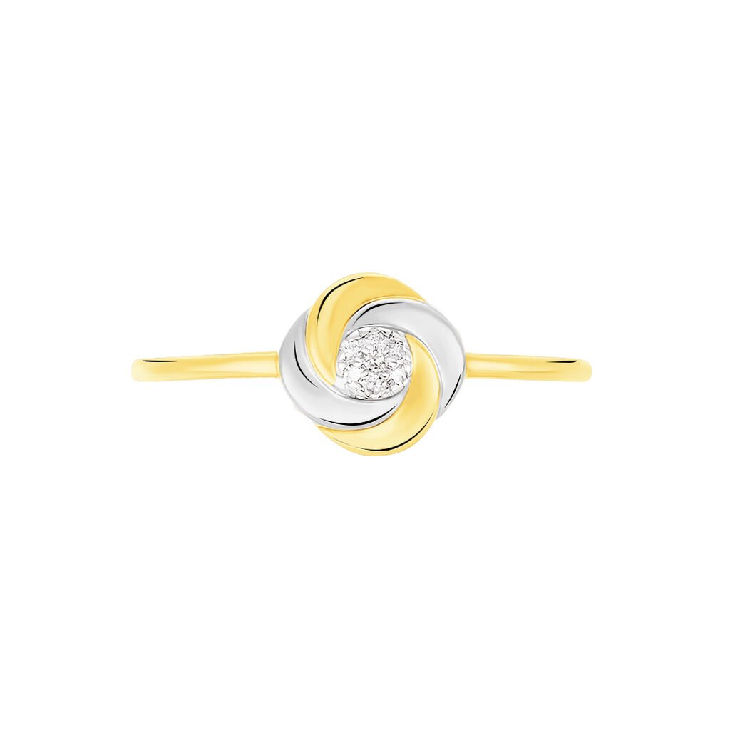 Bague Or Bicolore Andresia Tourbillon - Spannringe Damen | OROVIVO