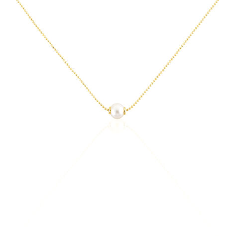 Damen Halskette Silber 925 Vergoldet Zuchtperle - Halsketten Damen | OROVIVO