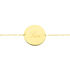 Liv Gravur Damen Armband Gold 375 (9 Karat) Kreis B 0,2 mm
