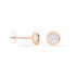 SONYA Damen Ohrstecker Silber rosevergoldet 925 Zirkonia Weiß 1,93 ct