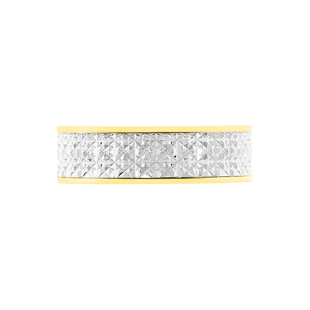 Alliance Or Bicolore Raphy Rose Et Weiss - Spannringe Unisex | OROVIVO