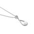 KATELINA Damen Collier Silber 925 Zuchtperle Wei&szlig; 0,91 ct