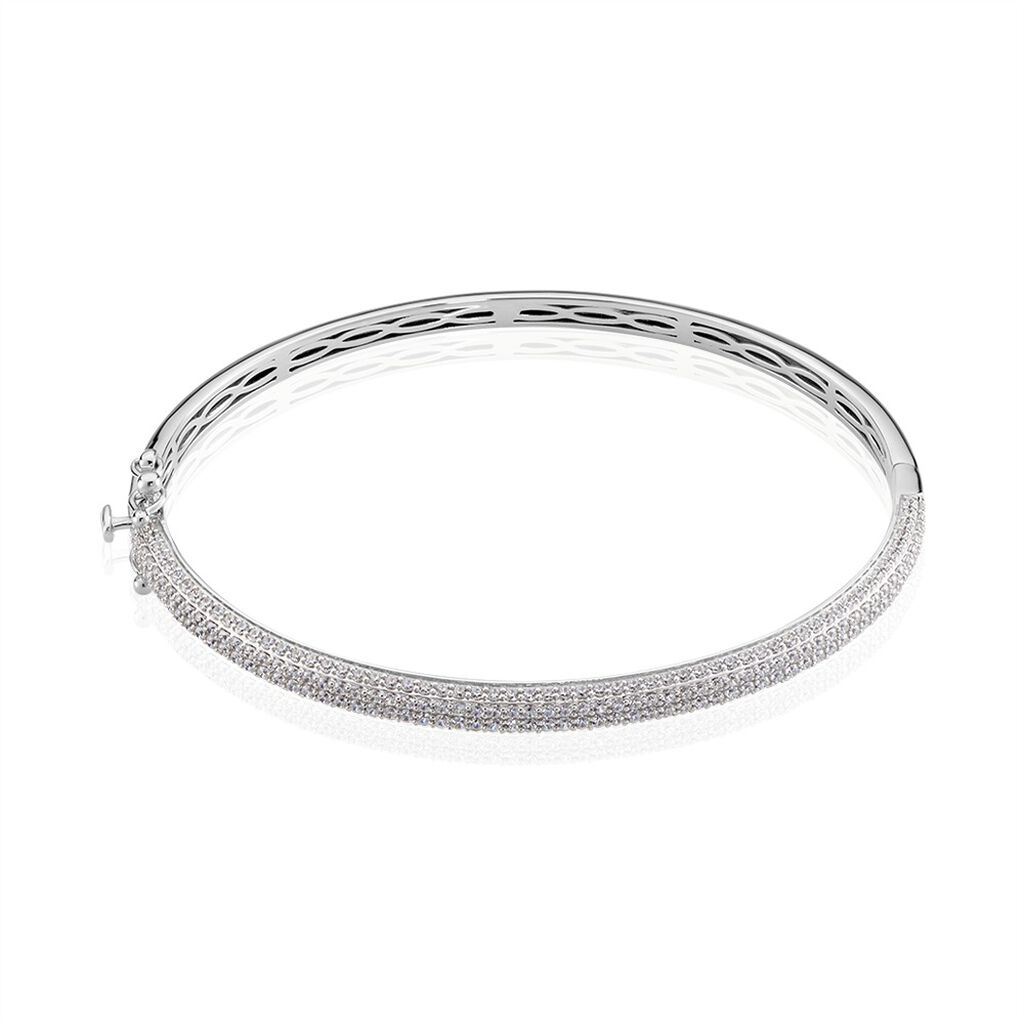 PAVINA Damen Armreif / Armspange Silber Silber 925 Zirkonia Wei&szlig; 3,51 ct