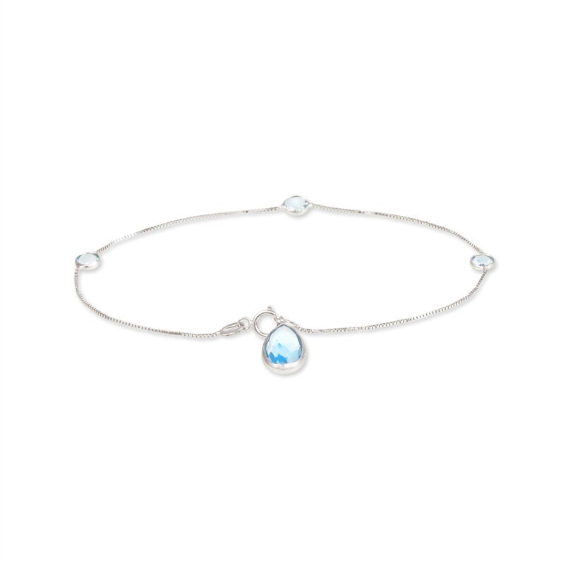 Bracelet Benedict Or Blanc Topaze - Spannringe Damen | OROVIVO