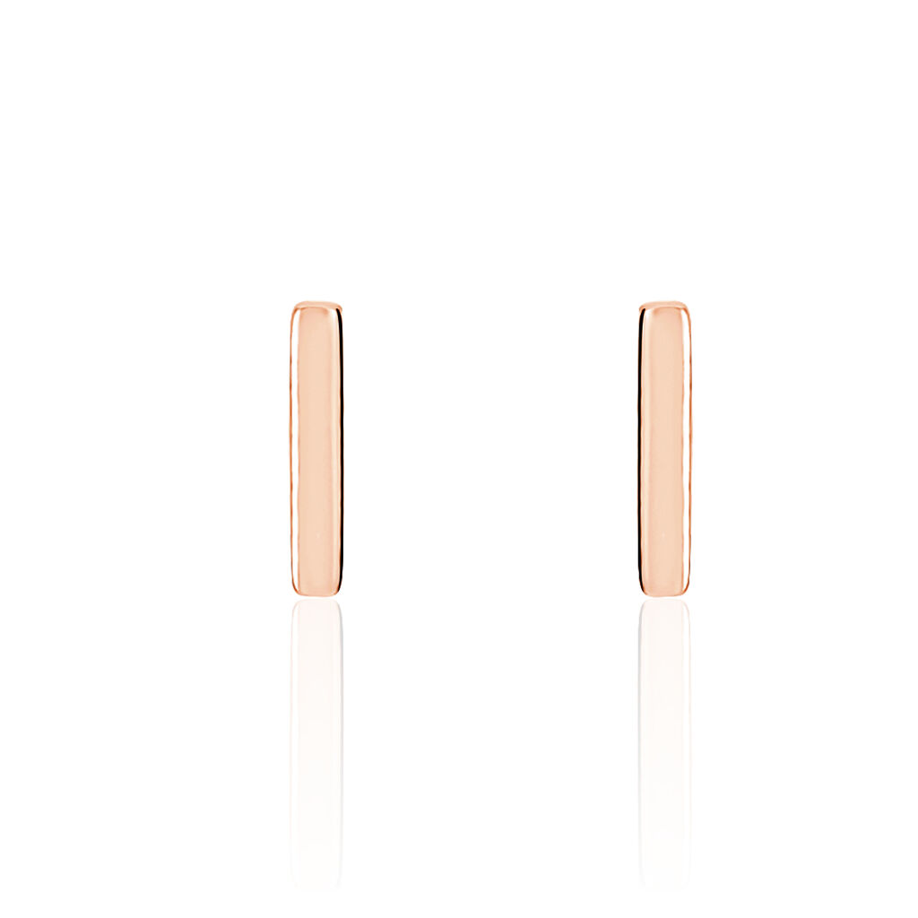 Damen Ohrstecker Silber 925 Rosé Vergoldet Strich - Ohrstecker Damen | OROVIVO