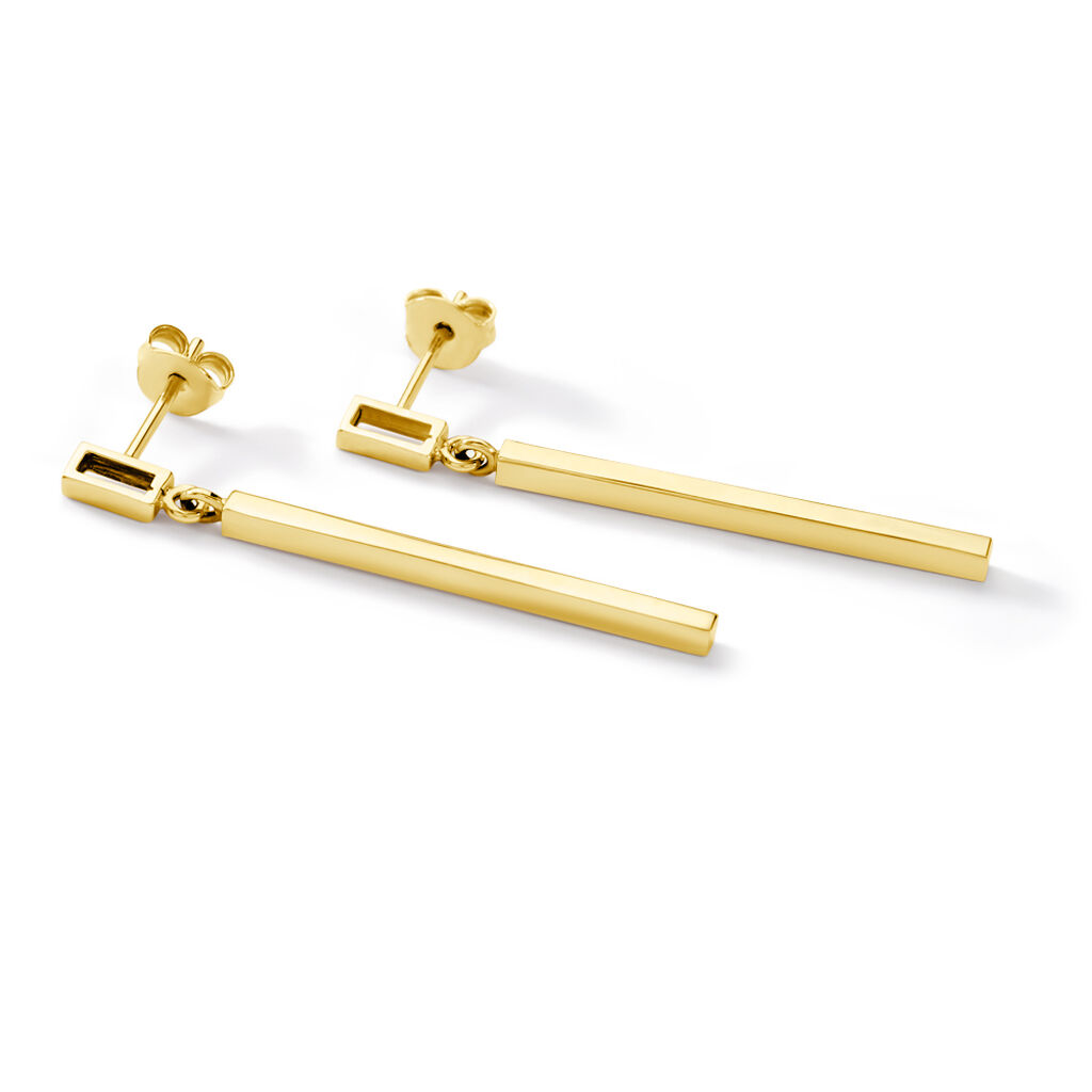 Damen Ohrringe Lang Gold 375 Geometrisch Taro - Ohrringe Damen | OROVIVO