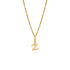 ALPHABET Unisex Anhänger Gold 375 (9 Karat) Buchstabe Z