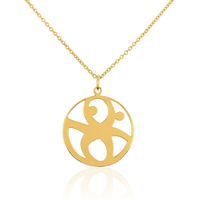 Collier Marielaae Laiton Jaune - Spannringe Damen | OROVIVO