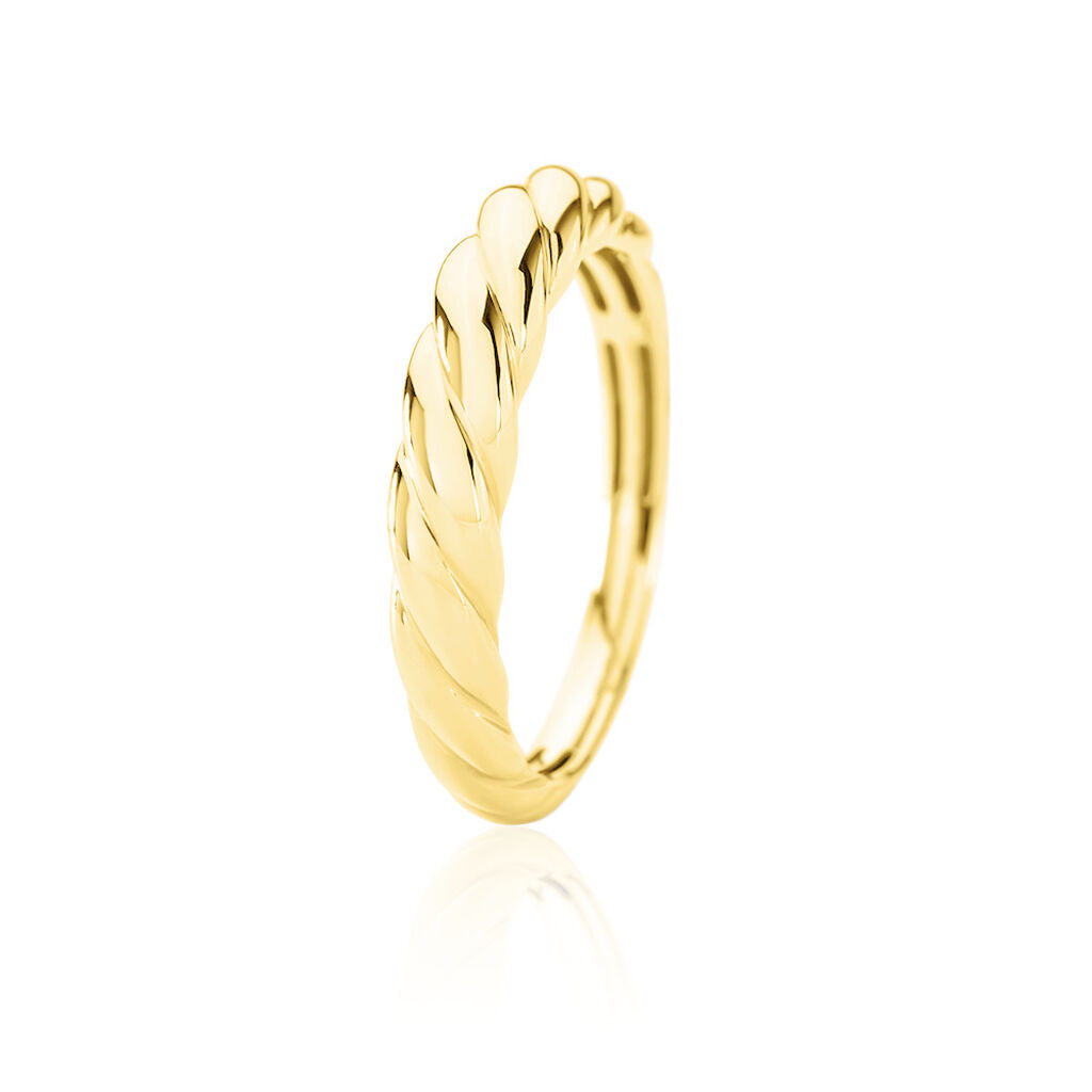 🦚 Damen Ring Gold 375, Ring ohne Stein