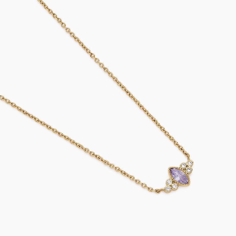 Collier Widiane Plaque Or Jaune Oxyde De Zirconium - Spannringe Damen | OROVIVO