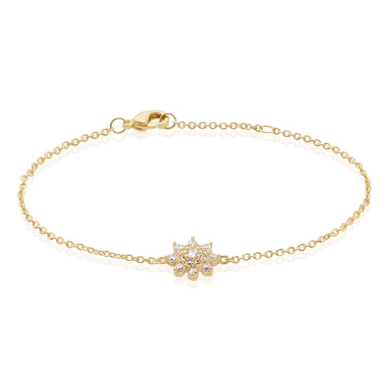 Bracciale Golden Dream Placcato Oro Giallo Cubic Zirconia - Spannringe Damen | OROVIVO