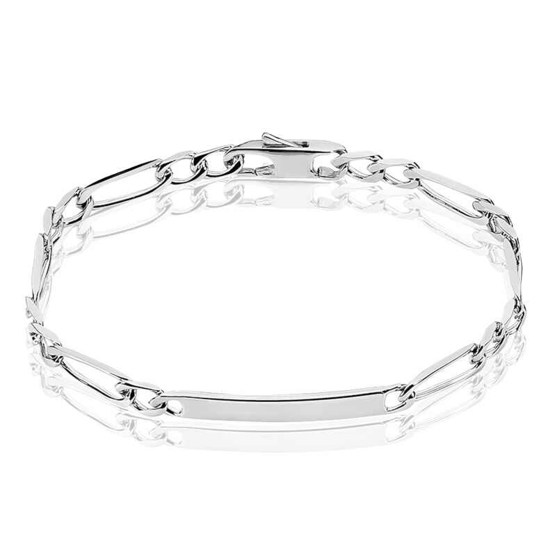 Bracelet Identité Vila Argent Blanc - Spannringe Damen | OROVIVO