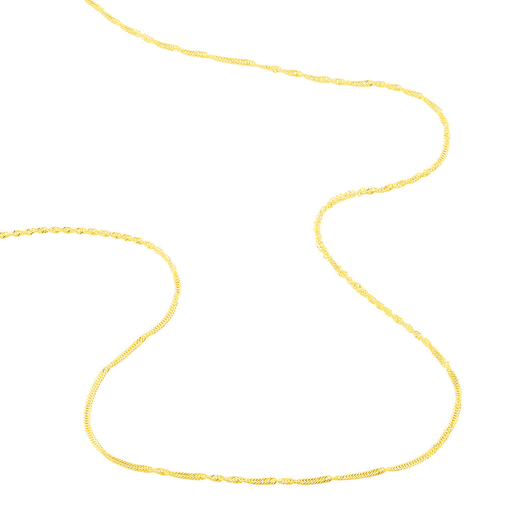 SINGAPUR Damen Kette Gold 585 (14 Karat) B 1,4 mm - Halsketten Damen | OROVIVO