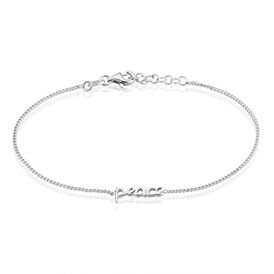 Damenarmband Silber 925 rhodiniert Peace - Armbänder Damen | OROVIVO