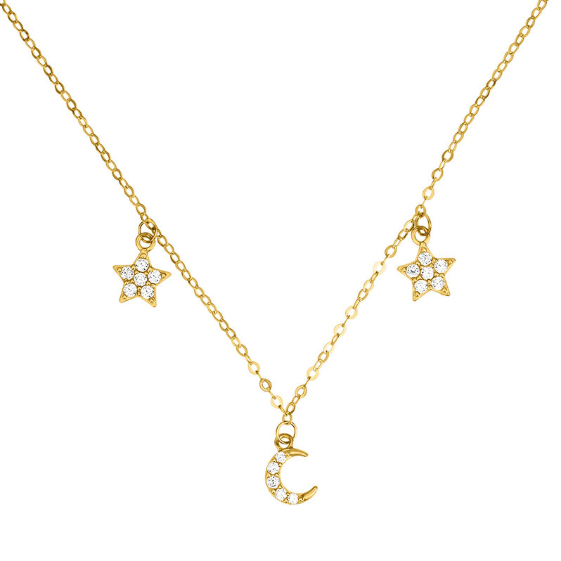 Collana Claire Oro Giallo Cubic Zirconia - Spannringe Damen | OROVIVO
