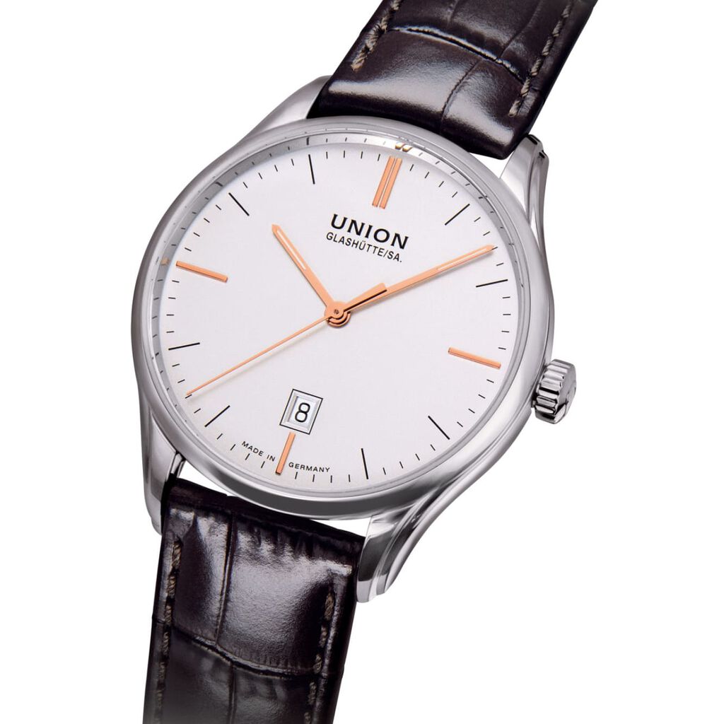 Union Glash&uuml;tte Herrenuhr Viro D0114071603101