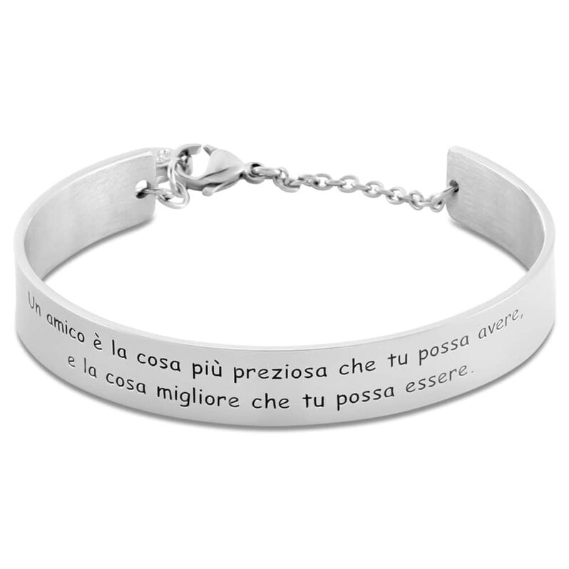 Bangle Sunrise Acciaio Cristallo - Spannringe Damen | OROVIVO