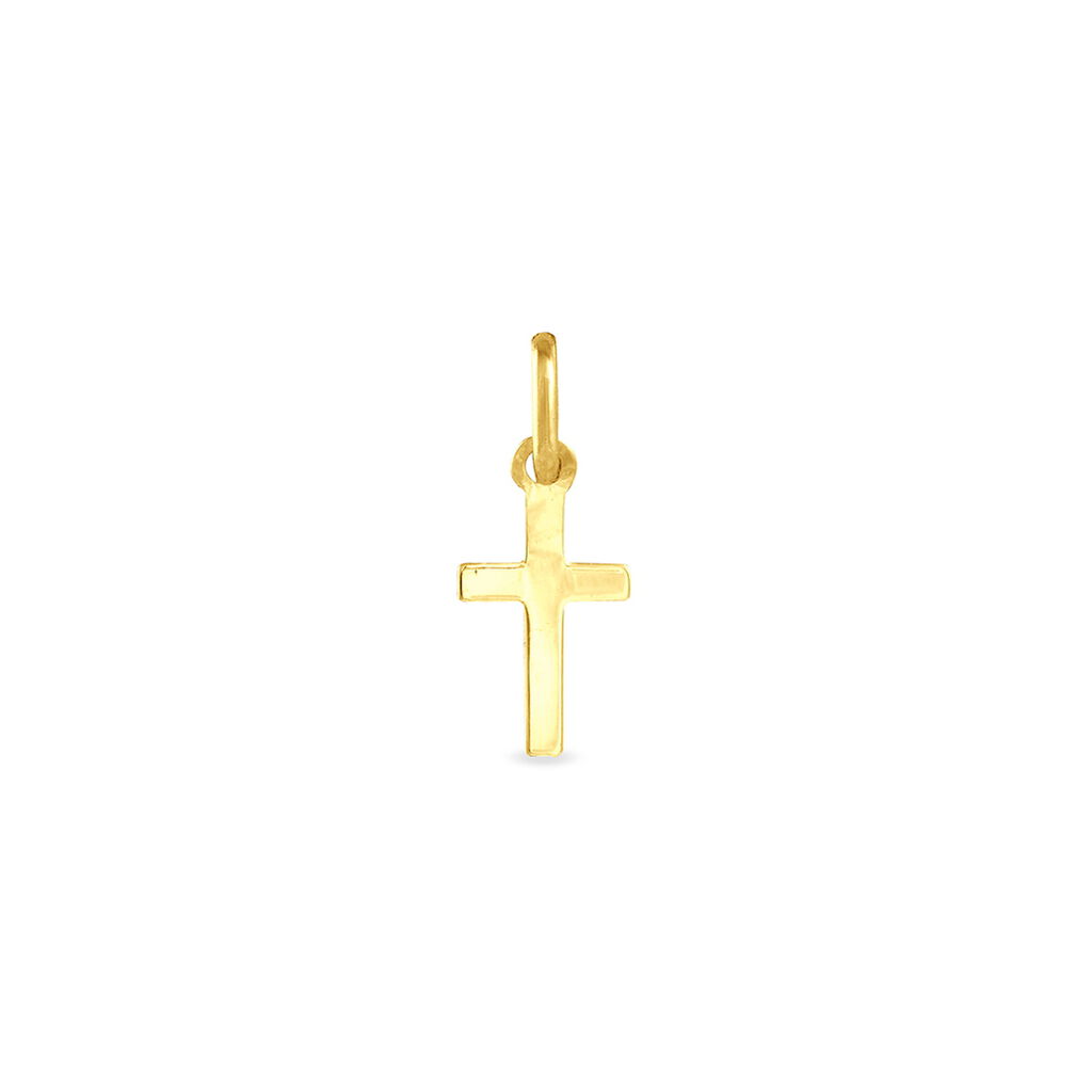 ALYSSA KREUZ 2 Unisex Anh&auml;nger Gold 375 (9 Karat) Religi&ouml;ses Kreuz