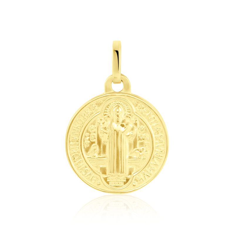 Médaille Or Jaune Saint Benoit - Spannringe Familie | OROVIVO