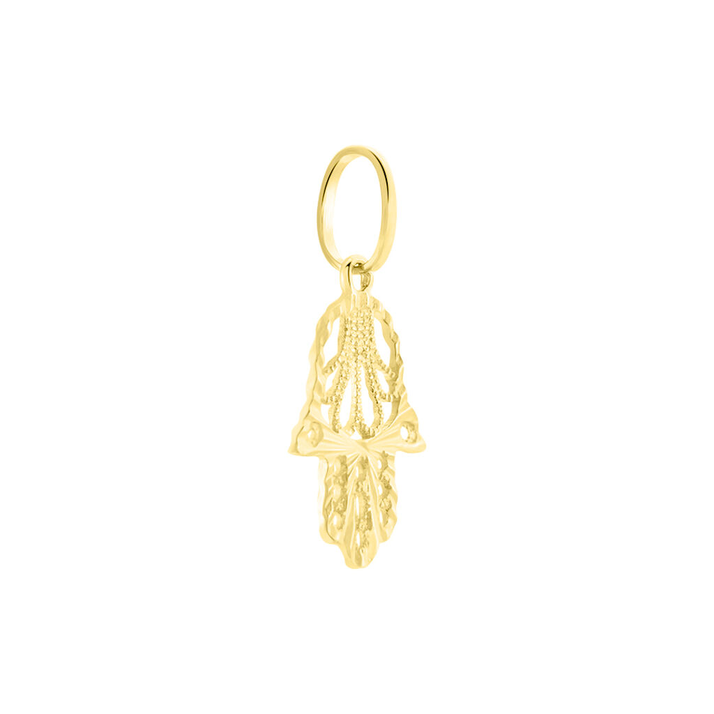 FATIMA 1 Damen Anh&auml;nger Gold 375 (9 Karat) Hand der Fatima (Hamsa)