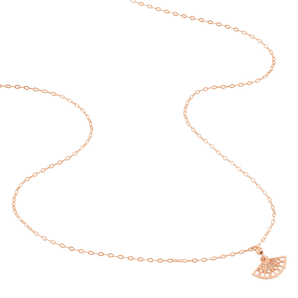 Collier Or Rose Eleena Eventail - Spannringe Damen | OROVIVO