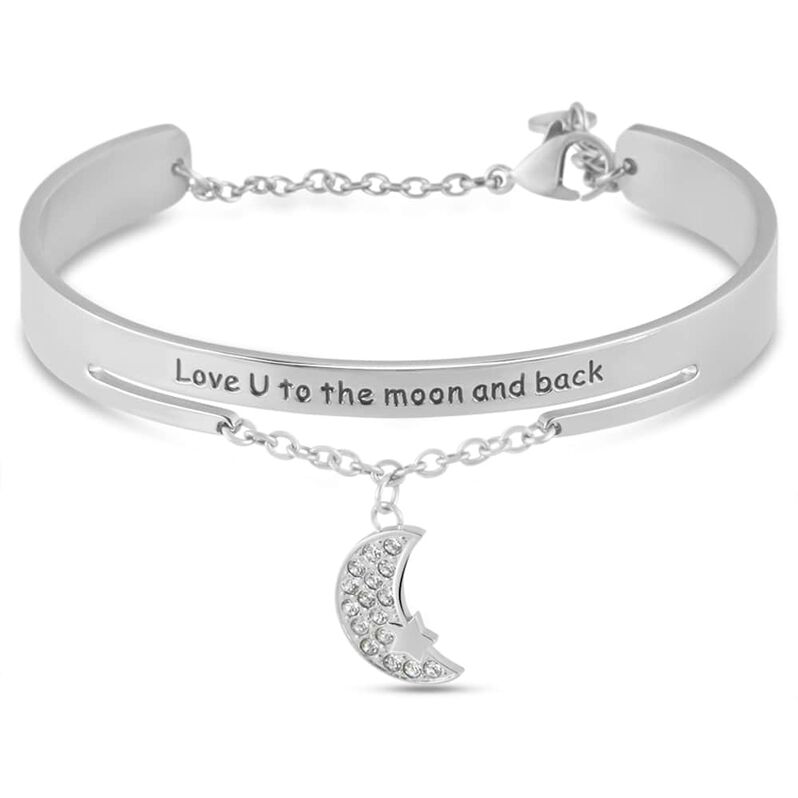 Bangle Sunrise Acciaio Cristallo - Spannringe Damen | OROVIVO