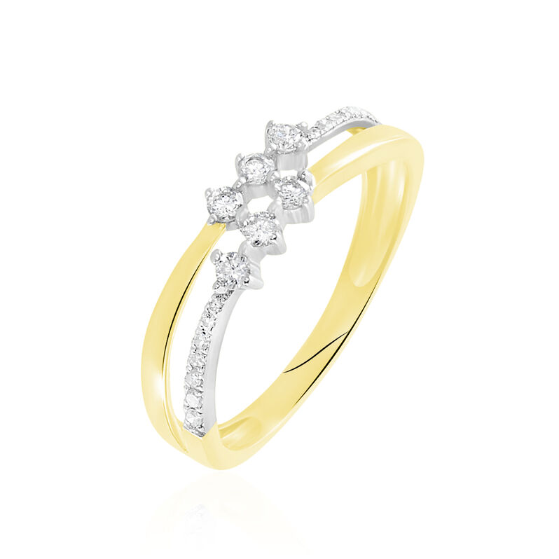 Bague Or Jaune Diamant - Spannringe Damen | OROVIVO