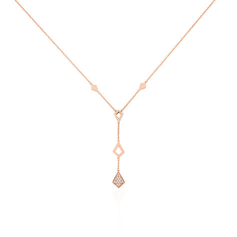 Damen Halskette Silber 925 Rosé Vergoldet - Halsketten Damen | OROVIVO