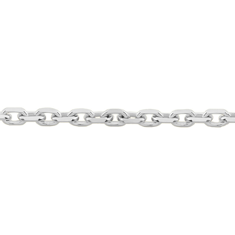 Unisex Ankerkette Weißgold 585  - Halsketten Unisex | OROVIVO
