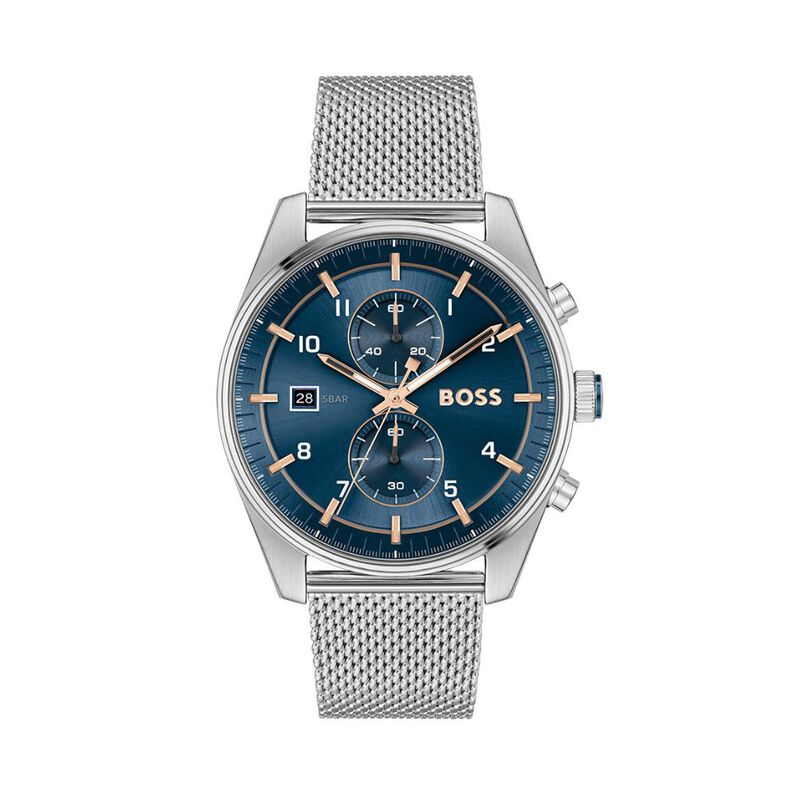 Orologio Al Quarzo Hugo Boss Skytraveller 1514149 - Spannringe Herren | OROVIVO