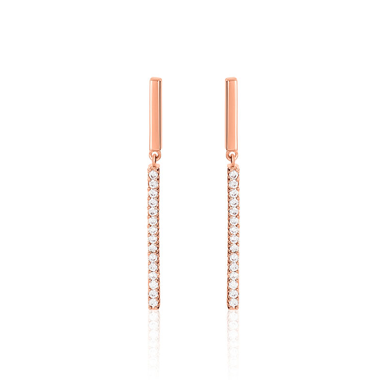 Boucles D'oreilles Longina Plaque Or - Spannringe Damen | OROVIVO