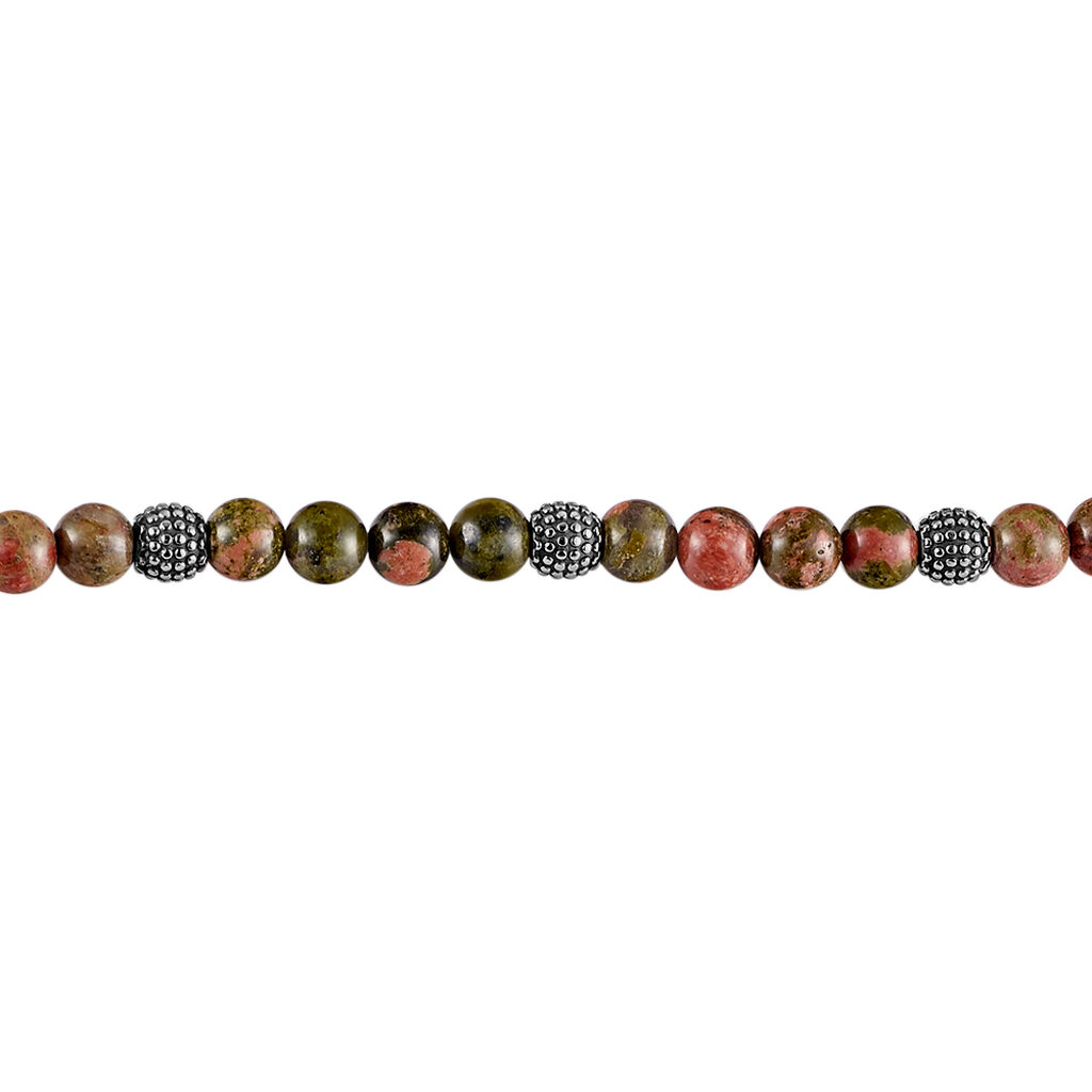 Bracelet Boules Acier Gris Laloun - Spannringe Herren | OROVIVO
