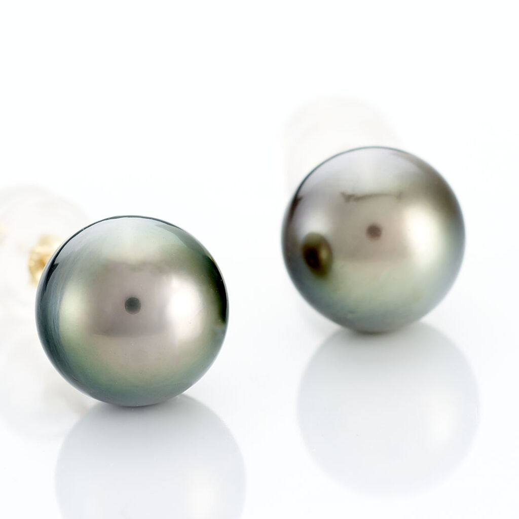 Boucles D'oreilles Or Jaune  Et Perle - Spannringe Damen | OROVIVO