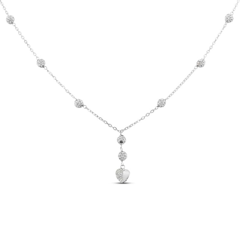 Collana Crystal Gold Oro Bianco Cristallo - Spannringe Damen | OROVIVO